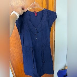 Navy nautical shirt sleeves dress